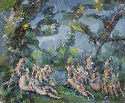 Paul Cezanne Badende Sweden oil painting artist